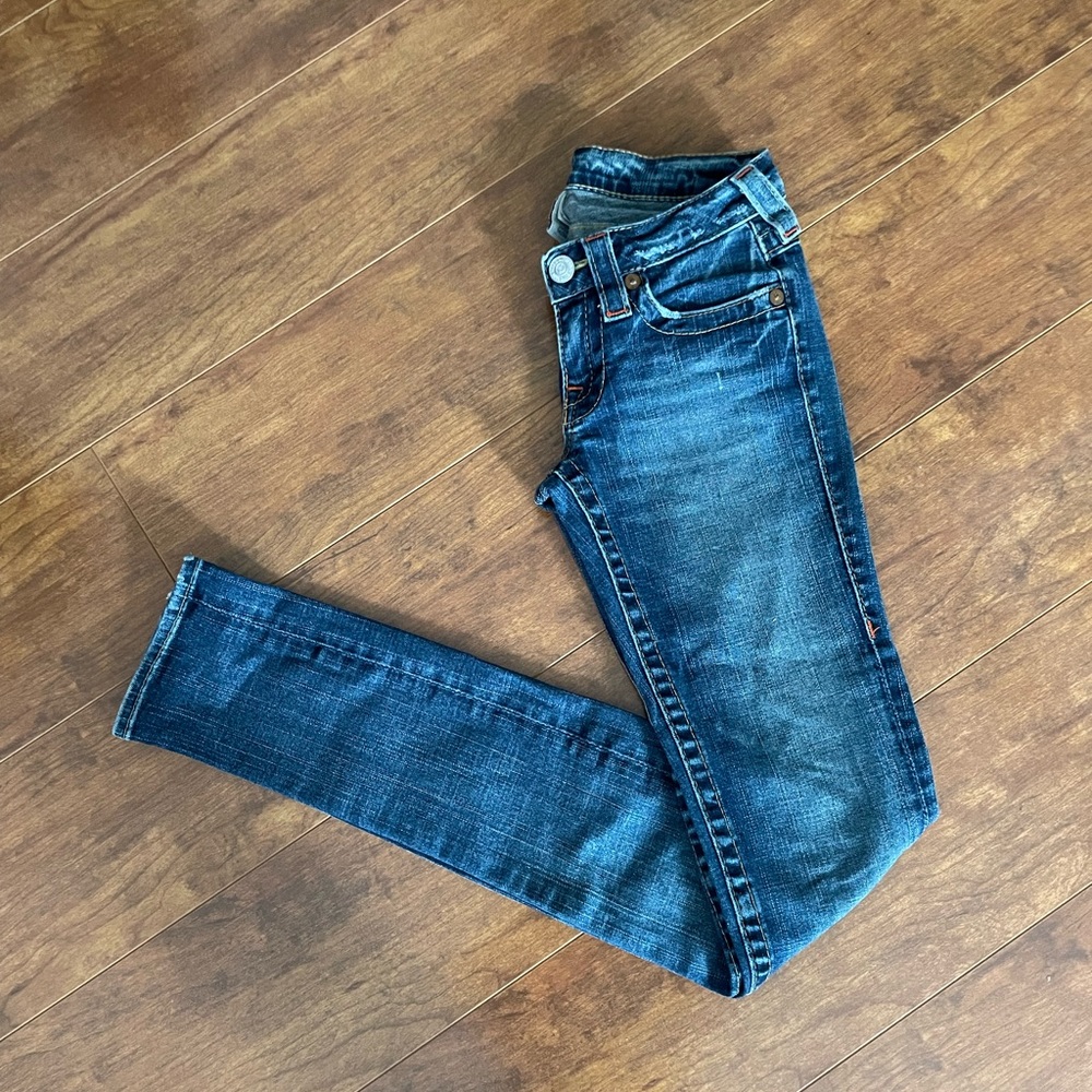 Women’s True Religion Brand Skinny Jeans Premium Denim 25
